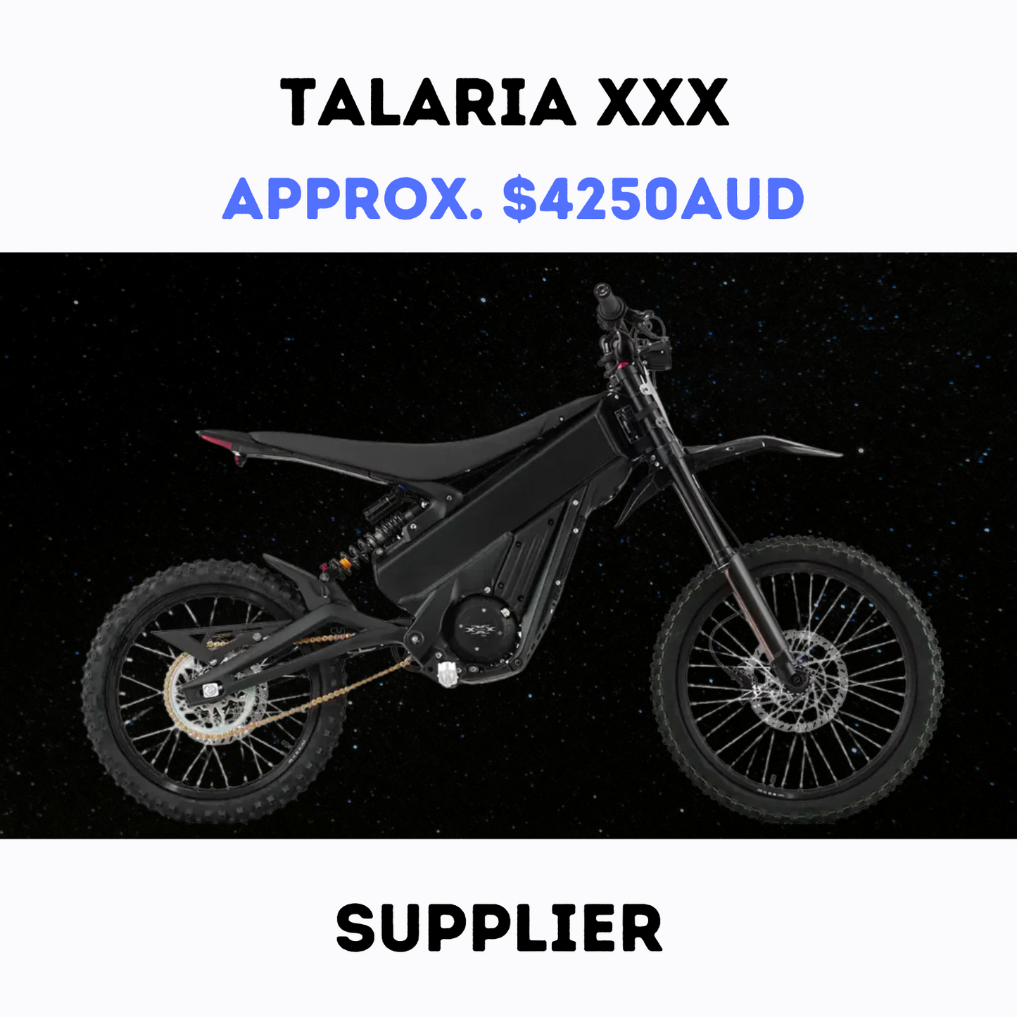 Talaria XXX Supplier - 100% Authentic