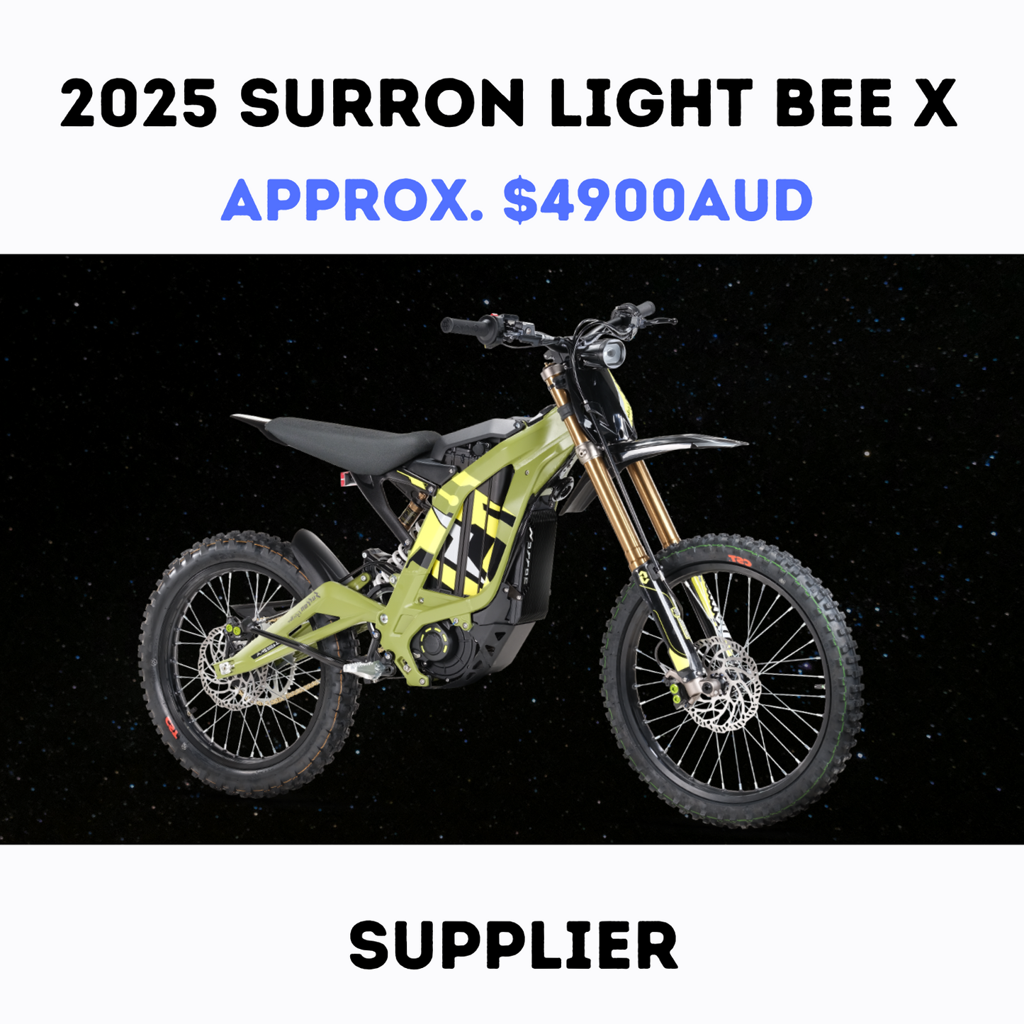 2025 Surron Light Bee X Supplier - 100% Authentic