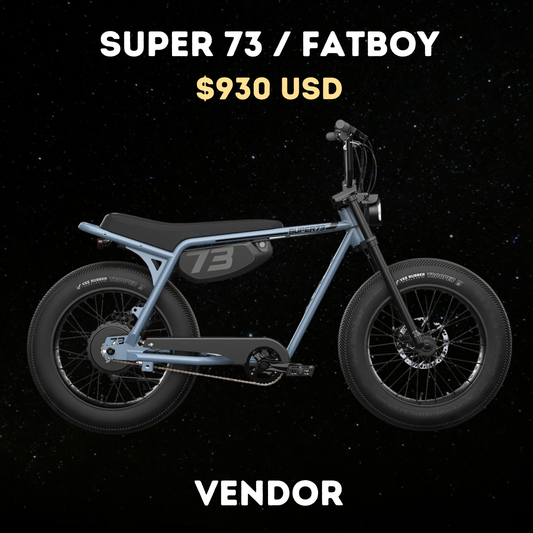 Super 73 Style Fat Tyre Supplier