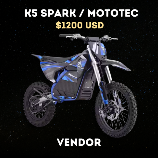 K5 Spark and Mototec Supplier - 100% Authentic