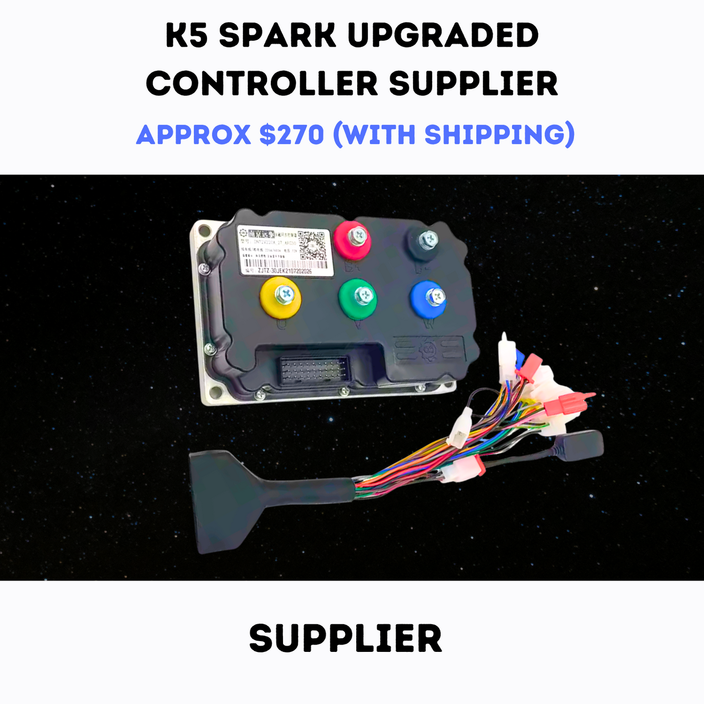 K5 Spark Upgraded Controller Supplier - 100% Authentic